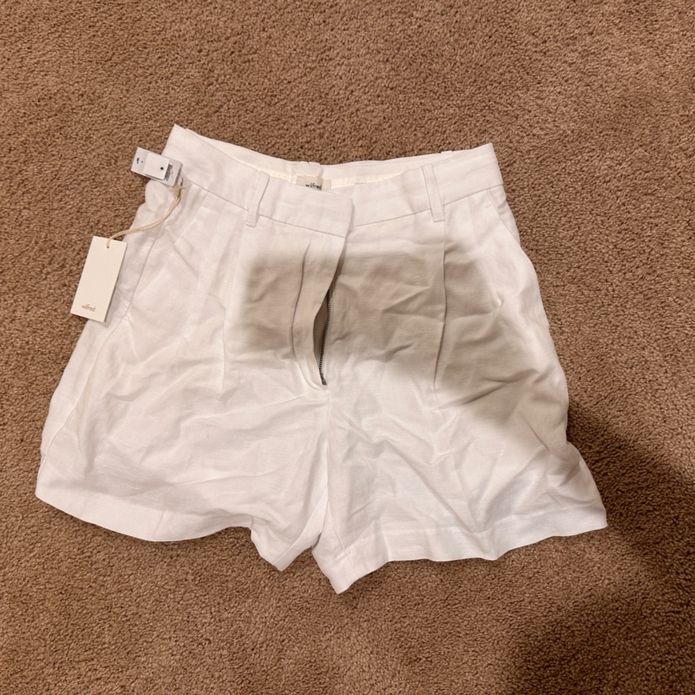 ARITIZIA Wilfred linen shorts